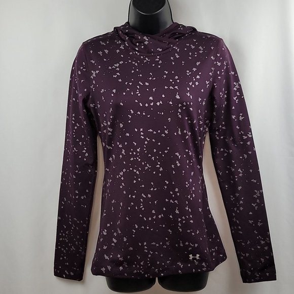 Under Armour Coldgear Infrared Hoodie Purple Size Small - Picture 2 of 12